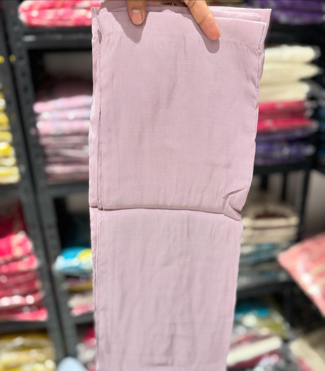 Baby Pink Neck work Readymade kurta pant with Dupatta set